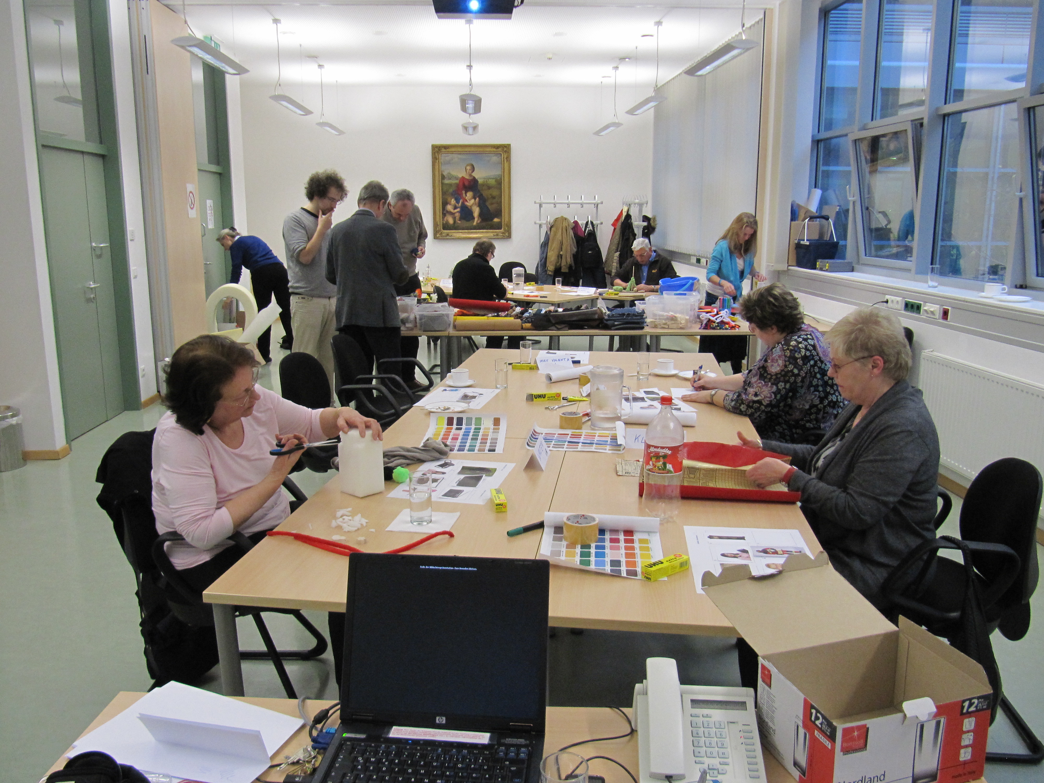 this photo shows a workshop at AAF